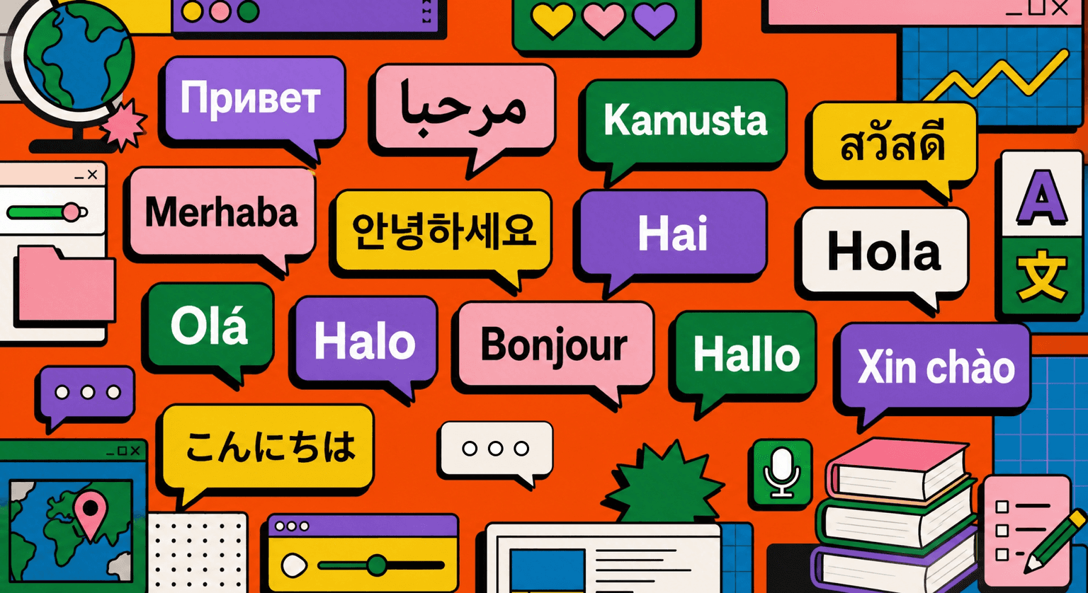 Native Multilingual Text Generation example